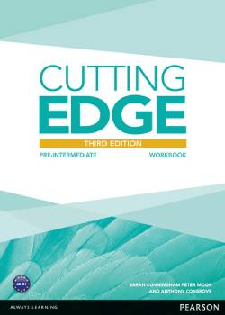 Cutting Edge Pre-Intermediate - Workbook by Sarah Cunningham, Peter Moor and Anthony Cosgrove — textbook cover
