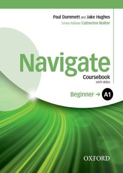 Navigate Beginner A1 - Coursebook by Paul Dummett and Jake Hughes — textbook cover