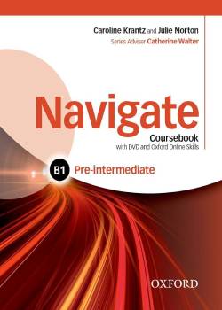 Navigate Pre-Intermediate B1 - Coursebook by Caroline Krantz and Julie Norton — textbook cover