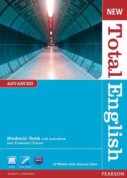 Cover of the textbook New Total English Advanced - Students' Book