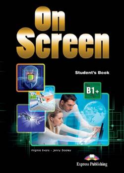 Cover of the textbook On Screen B1+ - Student's Book