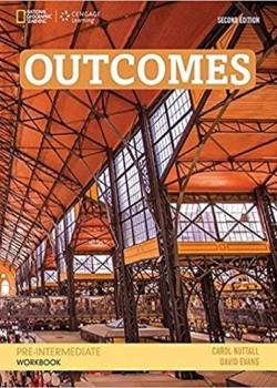 Cover of the textbook Outcomes Pre-Intermediate - Workbook