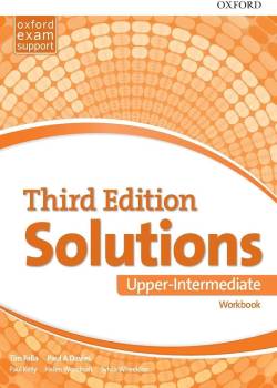 Cover of the textbook Solutions Upper-Intermediate - Workbook